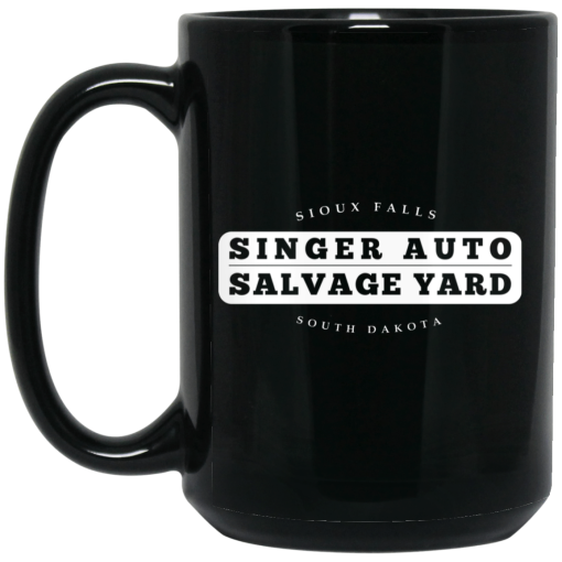 Singer Auto Salvage Yard Sioux Falls South Dakota Mug 3