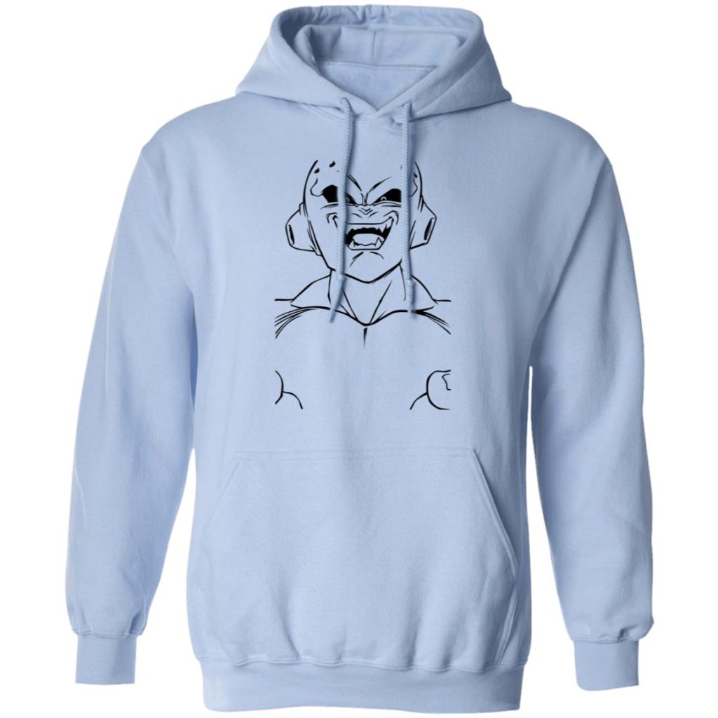 Dragon Ball Z Majin Buu Kid Buu Large Face Line Art Adult T-Shirts, Hoodies, Long Sleeve