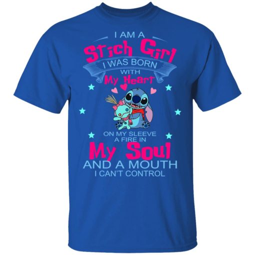 I Am A Stitch Girl Was Born In With My Heart On My Sleeve T-Shirts, Hoodies, Long Sleeve 7