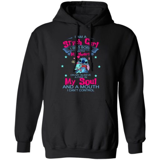 I Am A Stitch Girl Was Born In With My Heart On My Sleeve T-Shirts, Hoodies, Long Sleeve 19