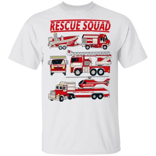 Fire Truck Rescue Squad T-Shirts, Hoodies, Long Sleeve 4