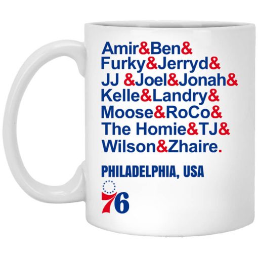 Amir & Ben & Furky & Jerryd Philadelphia USA 76 Mug