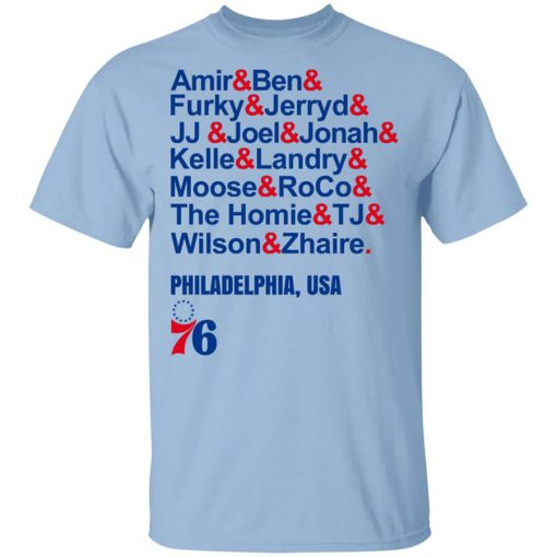 Amir & Ben & Furky & Jerryd Philadelphia USA 76 Shirt