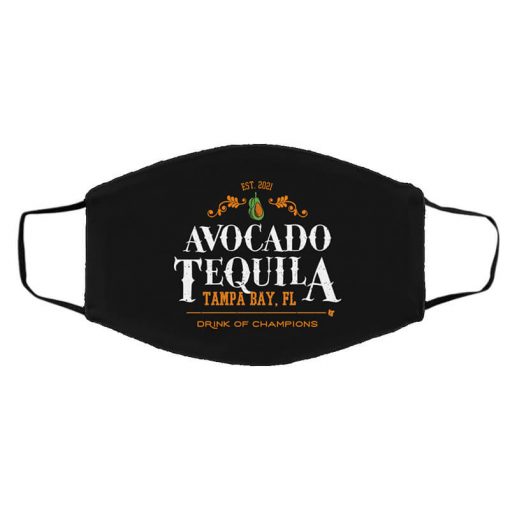 Avocado Tequila Tampa Bay Florida Drink Of Champions Face Mask