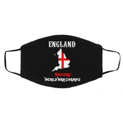 England Two Time World War Champs Face Mask