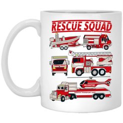 Fire Truck Rescue Squad Mug
