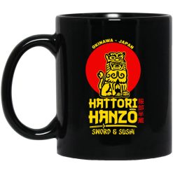 Hattori Hanzo Sword & Sushi Okinawa Japan Mug