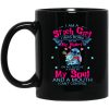 I Am A Stich Girl Was Born In With My Heart On My Sleeve Mug