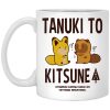 Tanuki To Kitsune Mug