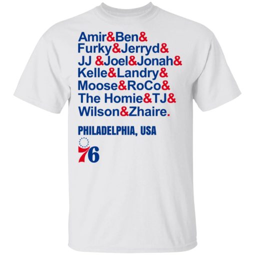 Amir & Ben & Furky & Jerryd Philadelphia USA 76 T-Shirts, Hoodies, Long Sleeve 3