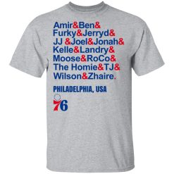 Amir & Ben & Furky & Jerryd Philadelphia USA 76 T-Shirts, Hoodies, Long Sleeve 28