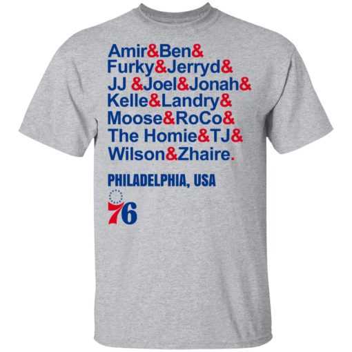 Amir & Ben & Furky & Jerryd Philadelphia USA 76 T-Shirts, Hoodies, Long Sleeve 5
