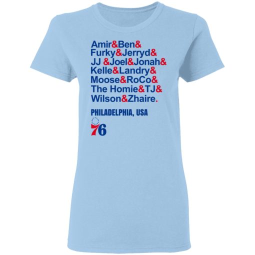 Amir & Ben & Furky & Jerryd Philadelphia USA 76 T-Shirts, Hoodies, Long Sleeve 8