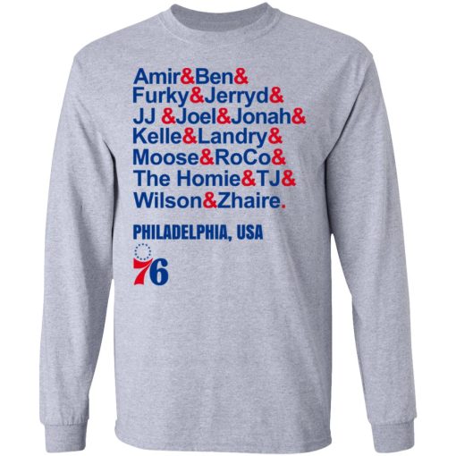 Amir & Ben & Furky & Jerryd Philadelphia USA 76 T-Shirts, Hoodies, Long Sleeve 14