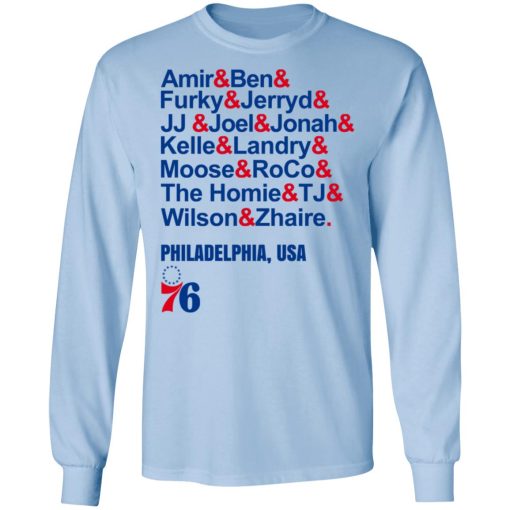 Amir & Ben & Furky & Jerryd Philadelphia USA 76 T-Shirts, Hoodies, Long Sleeve 18