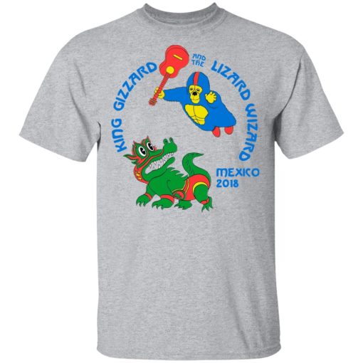King Gizzard And The Lizard Wizard Mexico 2018 T-Shirts, Hoodies, Long Sleeve 6