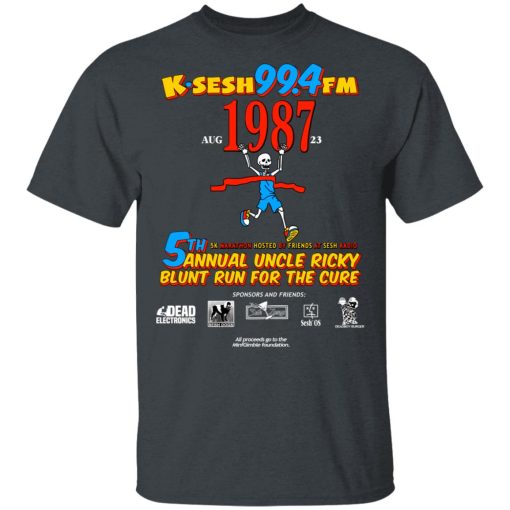 K·SESH 99.4FM 1987 5th Annual Uncle Ricky Lunt Run For The Cure T-Shirts, Hoodies, Long Sleeve 4