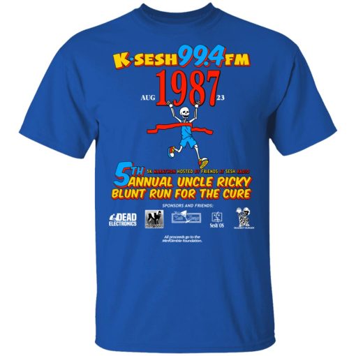 K·SESH 99.4FM 1987 5th Annual Uncle Ricky Lunt Run For The Cure T-Shirts, Hoodies, Long Sleeve 8