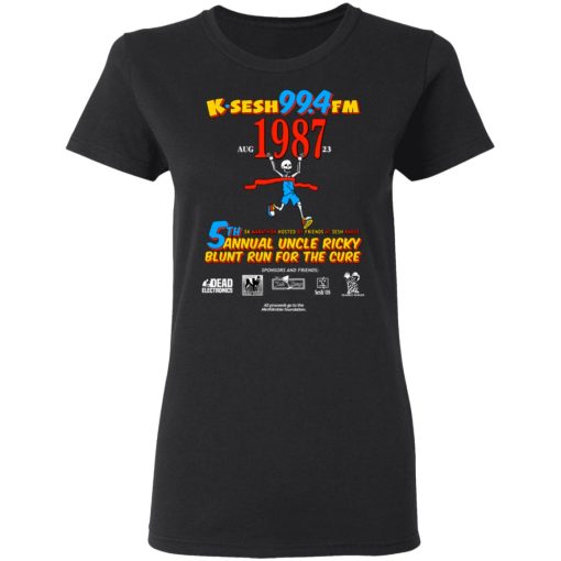 K·SESH 99.4FM 1987 5th Annual Uncle Ricky Lunt Run For The Cure T-Shirts, Hoodies, Long Sleeve 9
