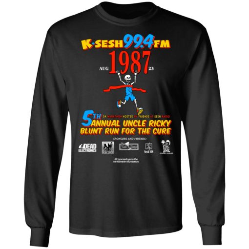 K·SESH 99.4FM 1987 5th Annual Uncle Ricky Lunt Run For The Cure T-Shirts, Hoodies, Long Sleeve 17