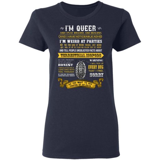 I'm Queer And I Play Dungeons And Dragons Have Noticeable Adhd T-Shirts, Hoodies, Long Sleeve 13