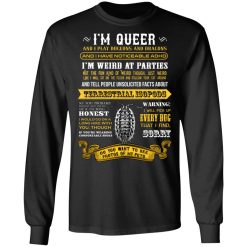 I'm Queer And I Play Dungeons And Dragons Have Noticeable Adhd T-Shirts, Hoodies, Long Sleeve 42