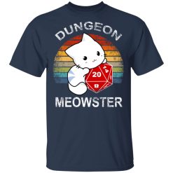 Dungeon Meowster Retro Vintage Funny Cat T-Shirts, Hoodies, Long Sleeve 29