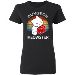 Dungeon Meowster Retro Vintage Funny Cat T-Shirts, Hoodies, Long Sleeve 34
