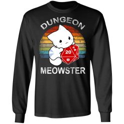 Dungeon Meowster Retro Vintage Funny Cat T-Shirts, Hoodies, Long Sleeve 42