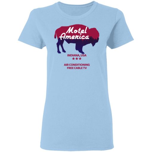 Motel America Indiana USA Air Conditioning Free Cable TV T-Shirts, Hoodies, Long Sleeve 7