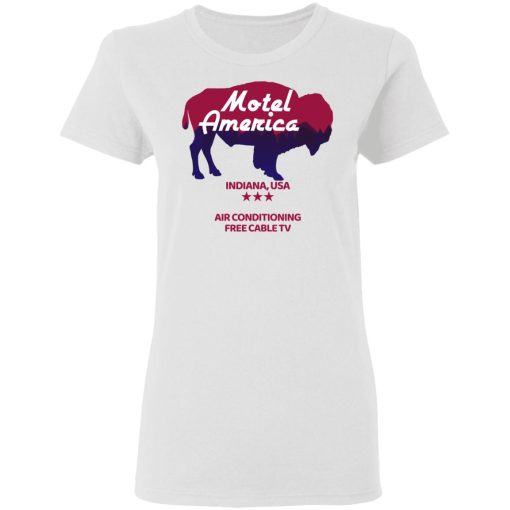 Motel America Indiana USA Air Conditioning Free Cable TV T-Shirts, Hoodies, Long Sleeve 9