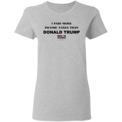 I Paid More Income Taxes Than Donald Trump Biden Harris 2020 T-Shirts, Hoodies, Long Sleeve 36