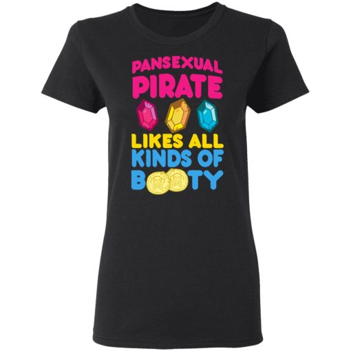 Pansexual Pirate Likes All Kinds Of Booty T-Shirts, Hoodies, Long Sleeve 10