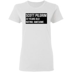 Scott Pilgrim 22 Years Old Rating Awesome T-Shirts, Hoodies, Long Sleeve 31