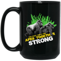 Gorilla Dian Fossey Gorilla Fund Apes Together Strong Mug 5