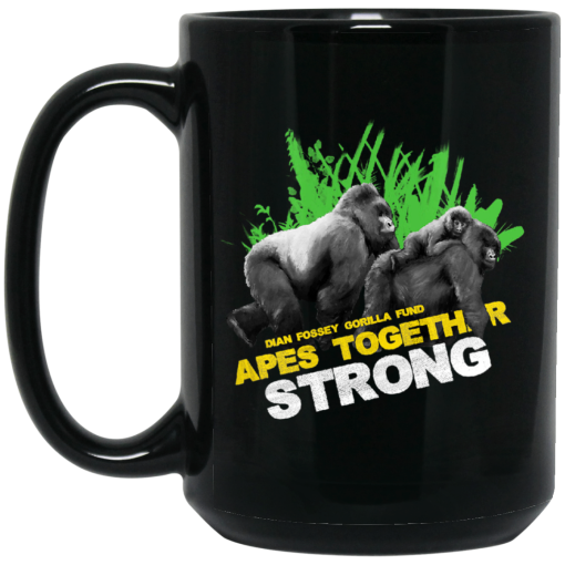Gorilla Dian Fossey Gorilla Fund Apes Together Strong Mug 3