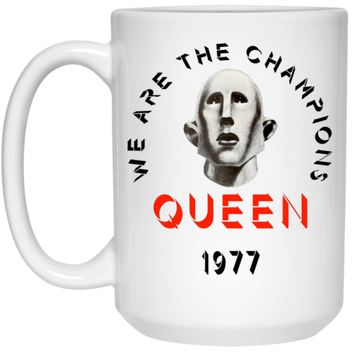 Queen We Are The Champions Queen 1977 Mug 3