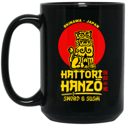 Hattori Hanzo Sword & Sushi Okinawa Japan Mug 6