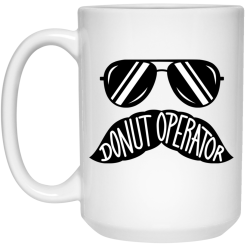 Donut Operator Stache Mug 5