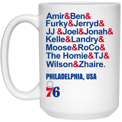 Amir & Ben & Furky & Jerryd Philadelphia USA 76 Mug 5