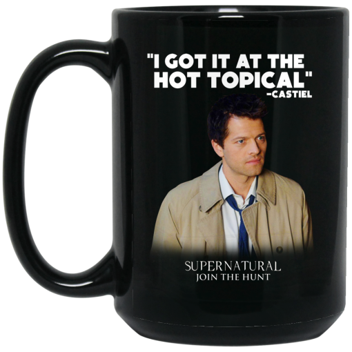I Got It At The Hot Topical Castiel Supernatural Join The Hunt Mug 3