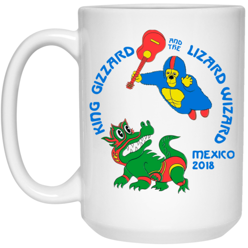 King Gizzard And The Lizard Wizard Mexico 2018 Mug 3