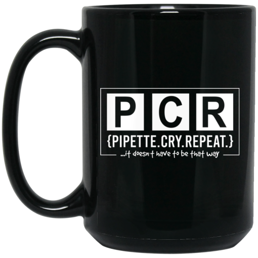 PCR Pipette Cry Repeat Mug 4