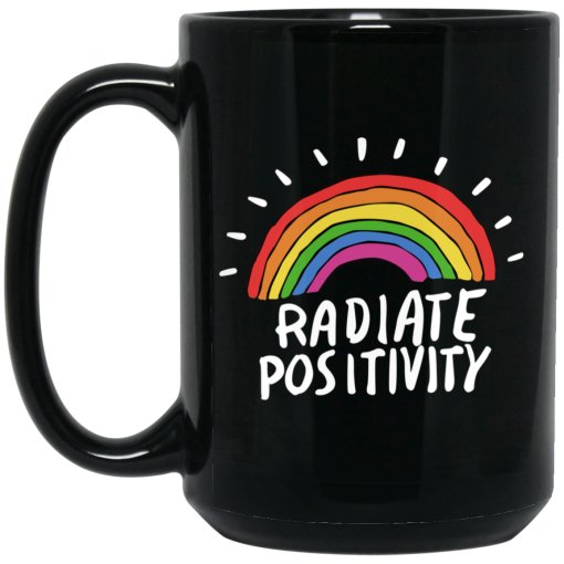 Radiate Positivity Rainbow Mug 3