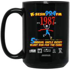 K·SESH 99.4FM 1987 5th Annual Uncle Ricky Lunt Run For The Cure Mug 5
