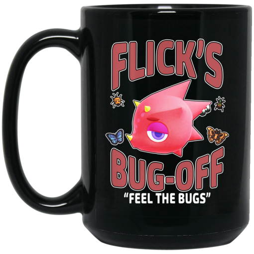 Animal Crossing Flick's Bug-Off Feel The Bugs Mug 3