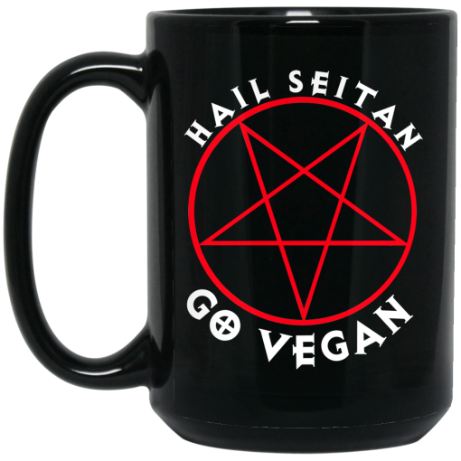 Hail Seitan Go Vegan Mug 3