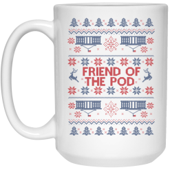 Friend Of The Pod Holiday Sweater Mug 5