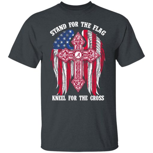 Alabama Crimson Tide Stand For The Flag Kneel For The Cross T-Shirts, Hoodies, Long Sleeve 3