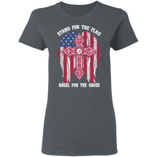 Alabama Crimson Tide Stand For The Flag Kneel For The Cross T-Shirts, Hoodies, Long Sleeve 11